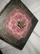 Heavy Tin Vintage Box With Chinese Patterns Inlaid. Boxes photo 1