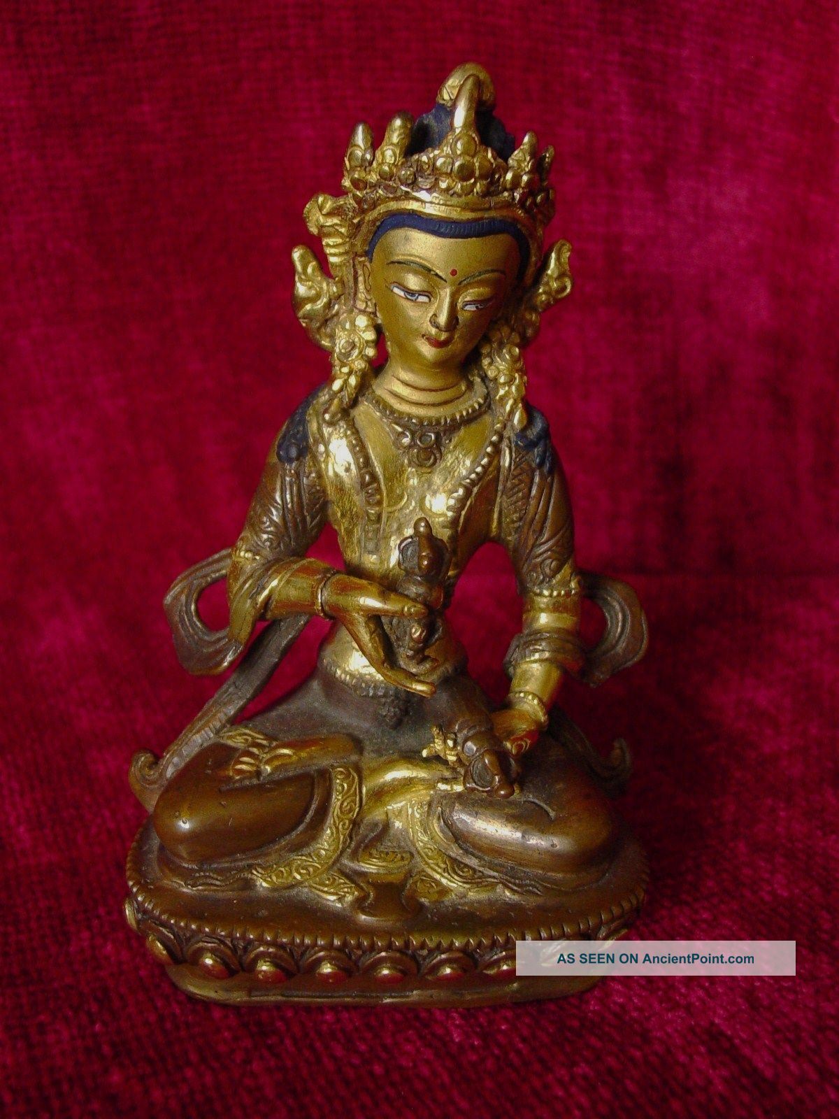 Early Bronze Buddha India India photo