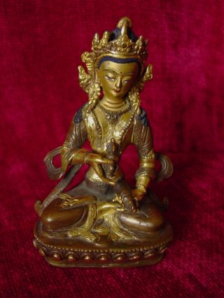 Early Bronze Buddha India photo