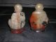 Pair Of Antique Chinese Jade Budha ' S / Figurines Jade/ Hardstone photo 3