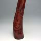 860g Old Antique 18 - 19th Chinese Ox Horn Statue - - Shou Buddha Nr/xy1622 Other photo 4