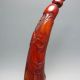 860g Old Antique 18 - 19th Chinese Ox Horn Statue - - Shou Buddha Nr/xy1622 Other photo 8