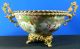 Rare 18thc Chinese Qianlong Famille Verte Figural Bronze Mounted Punch Bowl Bowls photo 2