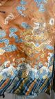 Chinese Embroidered Silk And Gold Metal 5 - Clawed Dragon Robe,  Qing,  Circa 1800 Robes & Textiles photo 3