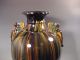 China Chinese Tang Sancai Style Green Amber Black Flambe Glaze Vase 20th C. Vases photo 2
