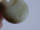 Chinese Jade Carving Bat And Bag Pendant Other photo 7