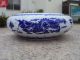 Chinese Old Qianlong Dynasty Blue White Porcelain Dragon Paint Bowl Brush Pot Bowls photo 5