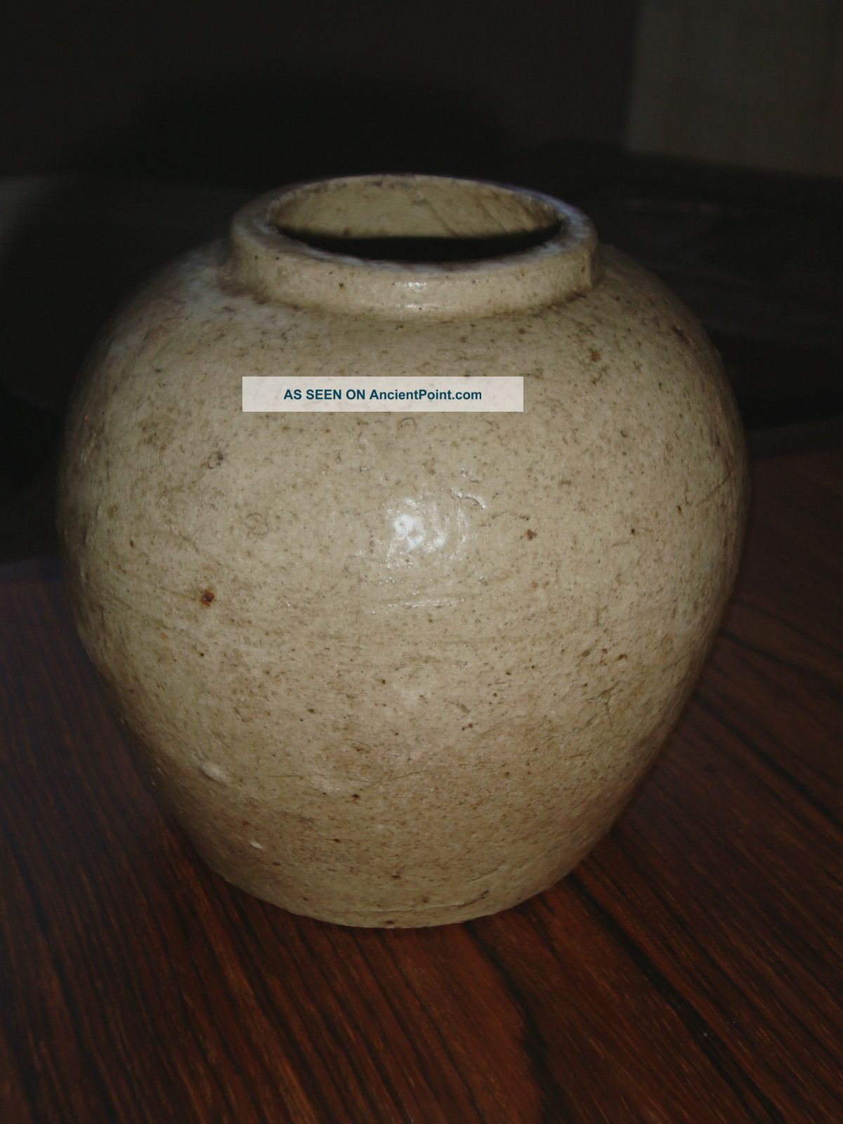 V.  Interesting Antique 17th Century Chinese Ovoid Vase Signed To Base Rare Item Porcelain photo