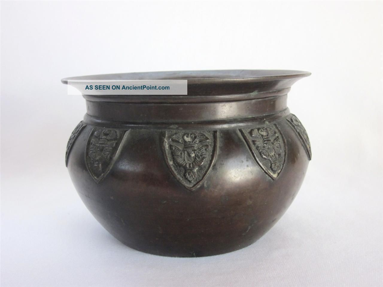Japanese Old Copper Kensui; Tea Ceremony/ Relief Work/ 941 Other photo