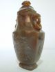 3.  A Chinese Agate Vase With Lid Probably 18th To 19th C Other photo 1