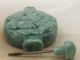 Rare Chinese Antique Hand Carved Green Jade 
