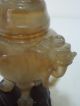 4.  A Chinese Agate Vase With Lid Probably 19th Or Earlier Other photo 2