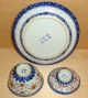 Antique Chinese Asian Signed 19c Porcelain Rice Bowl And Plate Bowls photo 2