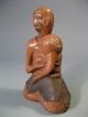Fine Rare Old Carved Wood Buddhist Monk Sculpture From Java Indonesia Ca.  1900 Statues photo 1