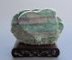697g Chinese Dushan Jade Carved Pine Old Man Statue Other photo 1