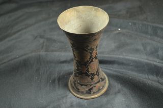 Chinese Bronze Carved Vase photo