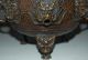 Rare & Large Chinese Bronze Incense Burners & Lid Dragon With Ming Mark Nr Incense Burners photo 3