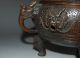 Rare & Large Chinese Bronze Incense Burners & Lid Dragon With Ming Mark Nr Incense Burners photo 4