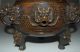 Rare & Large Chinese Bronze Incense Burners & Lid Dragon With Ming Mark Nr Incense Burners photo 8