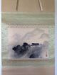 134 ~sansui Mountain House Scenery~ Japanese Antique Hanging Scroll Paintings & Scrolls photo 1