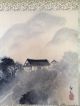 134 ~sansui Mountain House Scenery~ Japanese Antique Hanging Scroll Paintings & Scrolls photo 2