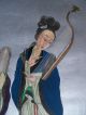 1930s Han Kwan Fu Painting Chinese Women Musicians Musical Instruments Paintings & Scrolls photo 5