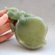 18 - 19th C.  Chinese Hetian Jade Carved Peach Brush Washer Other photo 10