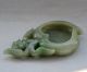 18 - 19th C.  Chinese Hetian Jade Carved Peach Brush Washer Other photo 7