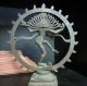 Vintage/antique Shiva Nataraj Bronze Statue India photo 5