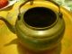 Antique Copper Tea Kettle Asian? Turkish? Very Heavy,  Very Old Great Patina Middle East photo 1