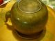 Antique Copper Tea Kettle Asian? Turkish? Very Heavy,  Very Old Great Patina Middle East photo 4