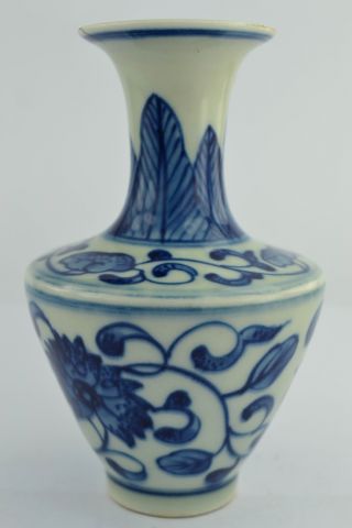 Asian Rare Old Collectibles Decorated Handwork Porcelain Painting Flower Vase photo
