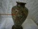 Antique Japanese Cloisonne Champleve Meiji Bronze Different Rare Shape Vase Nr Vases photo 5