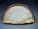 China Chinese Export Silk Satin Fan W/ Feather Trim Custom Framed Ca.  1920 ' S Fans photo 1