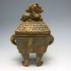 Old Antique Chinese Jade Incense Burners & Lid W Horse Nr/pc1425 Incense Burners photo 6