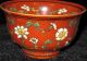 Chinese Collectible Red Porcelain Bowl Size Diameter 12cm Tall 7cm Bowls photo 5