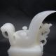 Chinese Afghanistan Jade Dragon Ear Two Dragon Face Vase Nr Vases photo 2