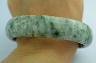 China Rare Collectibles Old Decorated Wonderful Handwork Jade Burnish Bracelet + photo