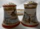 Lovely Royal Kaga Geisha Girl Salt And Pepper With Under Tray Other photo 3