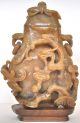Antique Chinese Heavily Carved Jade Censer Incense Burners photo 9