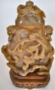 Antique Chinese Heavily Carved Jade Censer Incense Burners photo 1