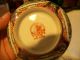 Hand Painted Chinese Porcelain Soup Bowls Gold Trim 6 Bowls photo 7