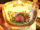 Hand Painted Chinese Porcelain Soup Bowls Gold Trim 6 Bowls photo 8