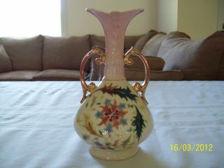 Vintage Vase,  Two Tone,  Condition,  Possibly Made In Japan photo