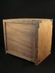 Japanese 2 Drawers Small Tansu Chest Furniture Cabinet Wooden Box Case Wood Good Other photo 3