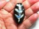 Acoin Very Old Leaf Symbol Dzi Bead 37mm With Serious Wearing Surfaces Vr Vf Tibet photo 7