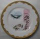 8 Lovely Japanese Nippon Signed Plates With Birds,  Mt Fuji And Floral Handpainted Plates photo 6