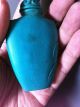 Antique Chinese Turquoise Snuff Bottle,  Carved Calligraphy Signed, Other photo 7