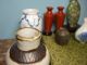 Eight Antique Snuff Bottles And Vase - Porcelain,  Copper,  Cast Iron,  Cinnabar Snuff Bottles photo 3