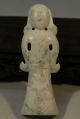 Ancient Chinese Old Hetian Green Jade Hand - Carved,  Statues (ancient Lady) Other photo 1